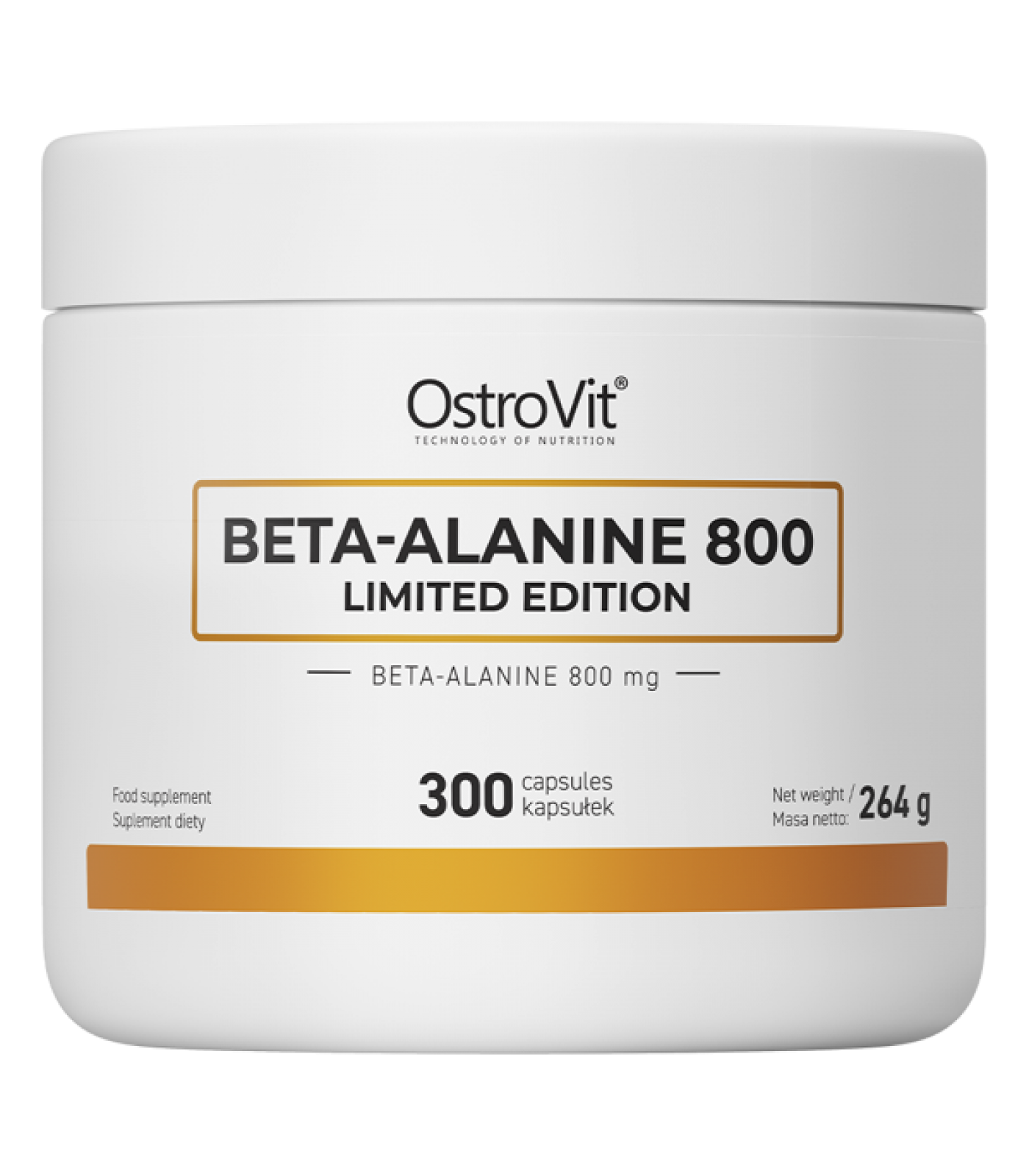 OstroVit Beta Alanine 800 / Limited Edition - 300 капсули